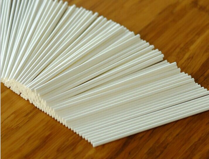 High Quality Food Grade Solid Core Paper Sticks Colored Lollipop Paper Sticks Baking Paper Sticks Cake Paper Sticks