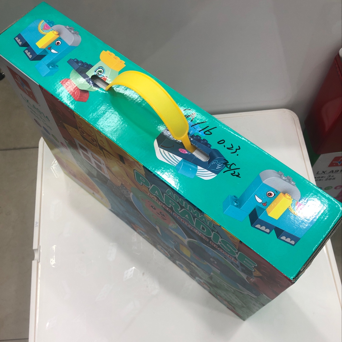 مجموعة مكعبات الحيوانات الكبيرة Specification image