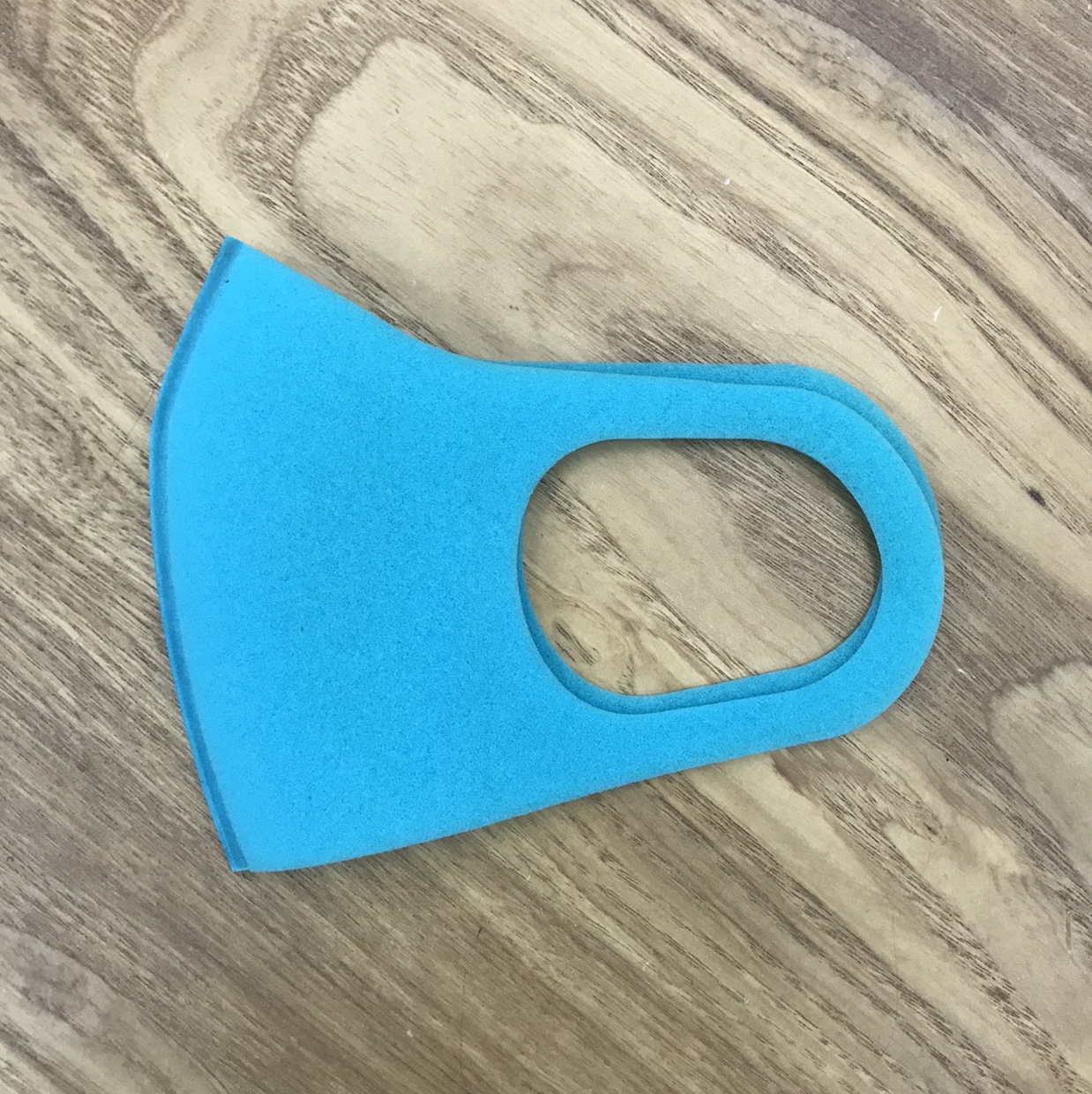 Adult-style solid-color sponge mask, fashionable, sun-proof, dust-proof, washable blue. [Exclusive for foreign trade] Civilian, civilian, civilian Specification image