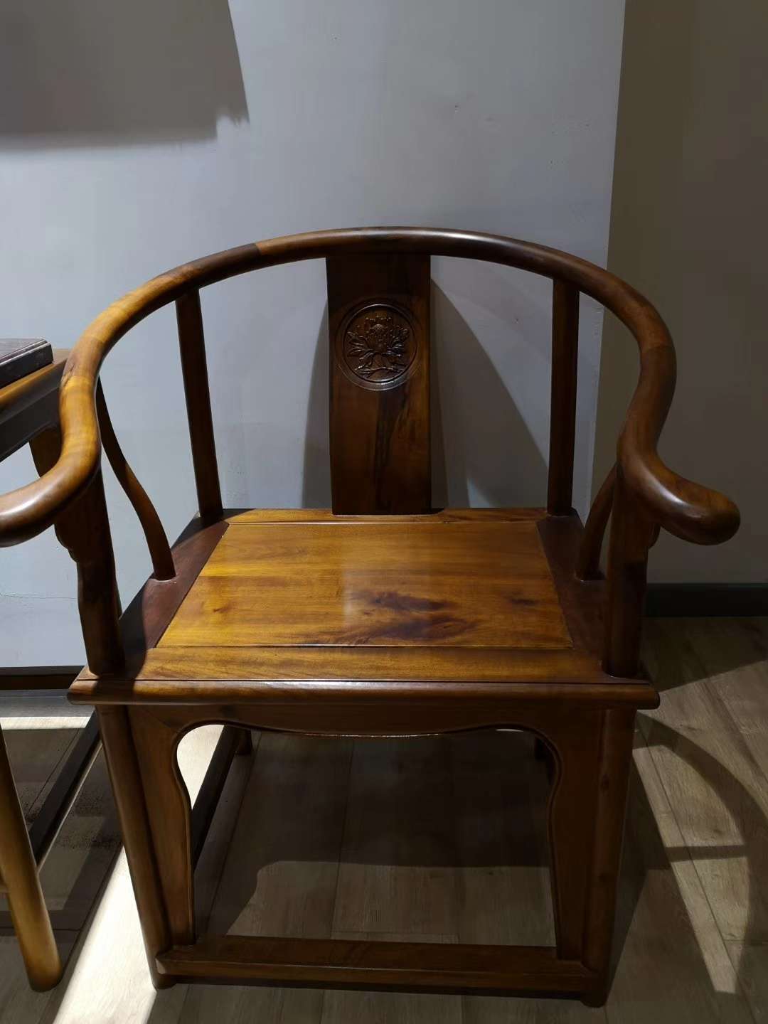 中式经典家具——皇宫椅三件套天圆地方的代表详情1