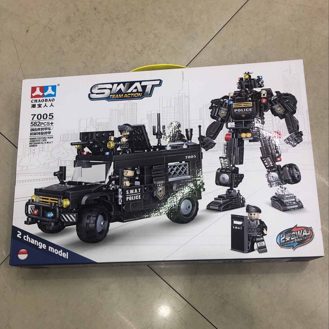 Building blocks explosion-proof SWAT