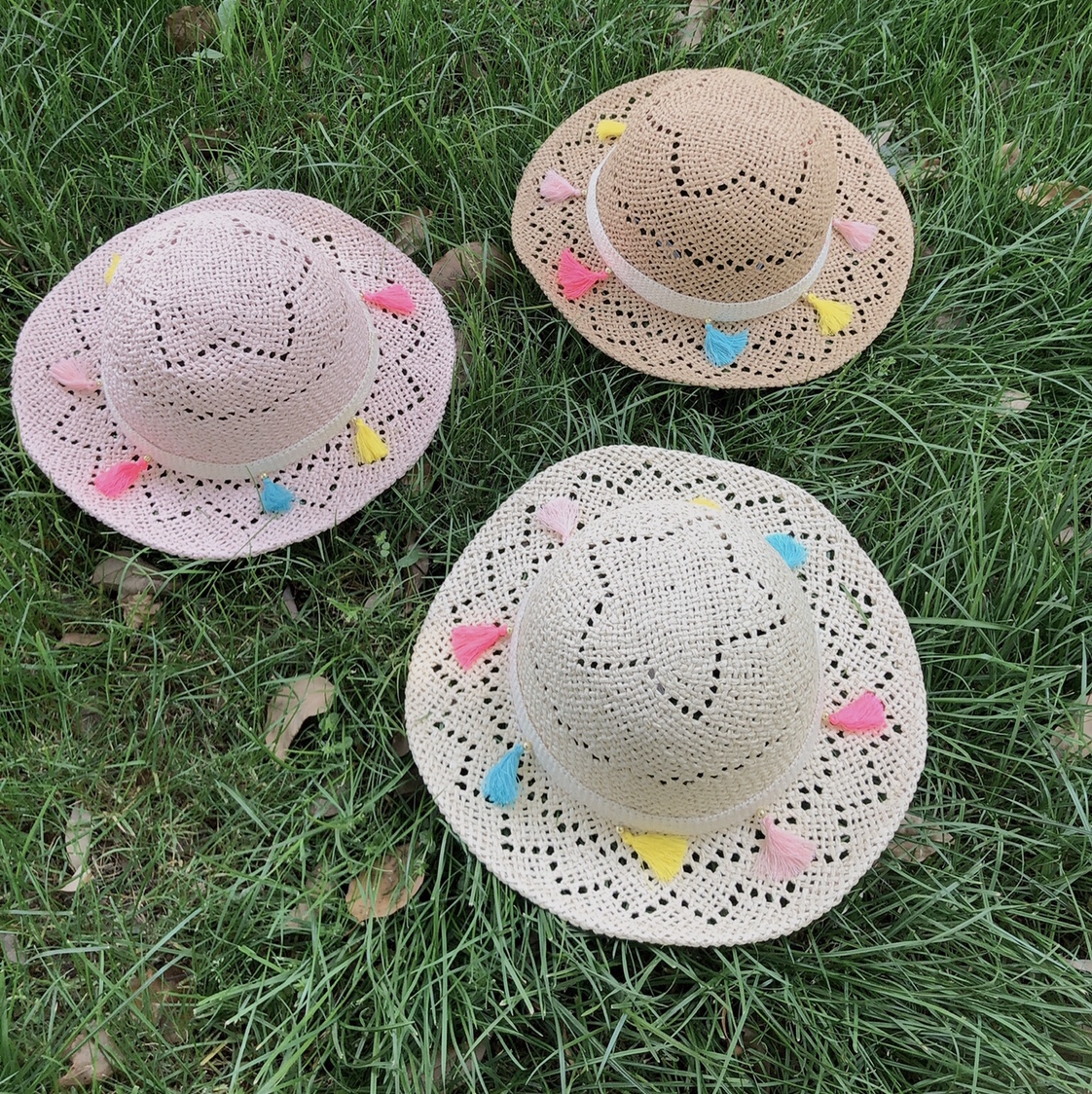 Hand Woven Five-Pointed Straw Hat