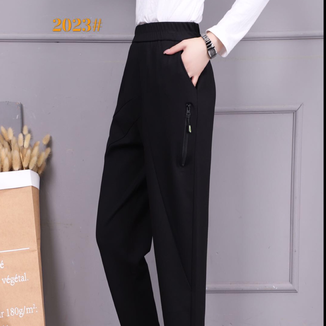 秋款休闲裤运动裤女裤产品图