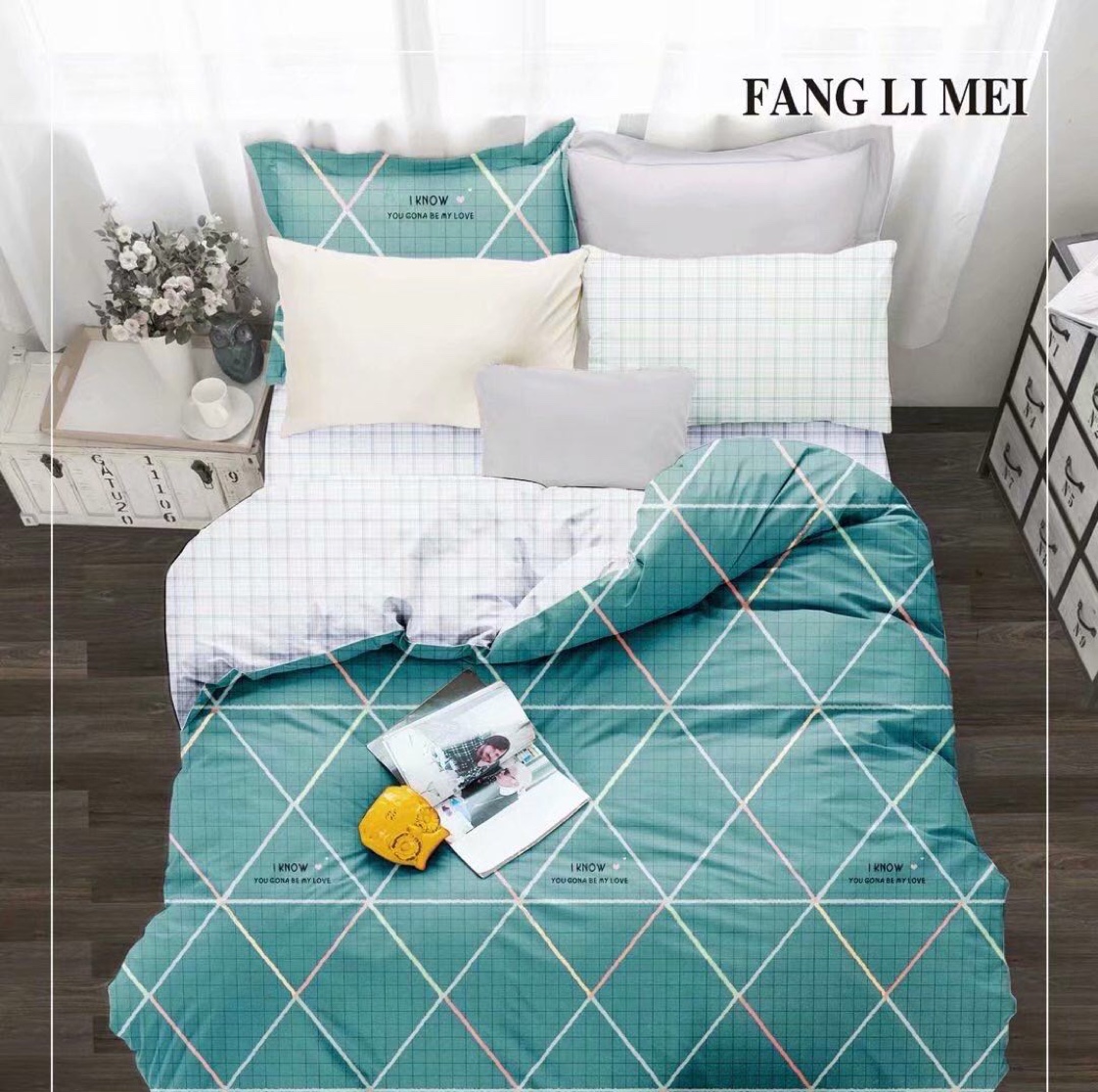 Four-piece set of active Australian velvet cotton in stock with patterns Application Scenario