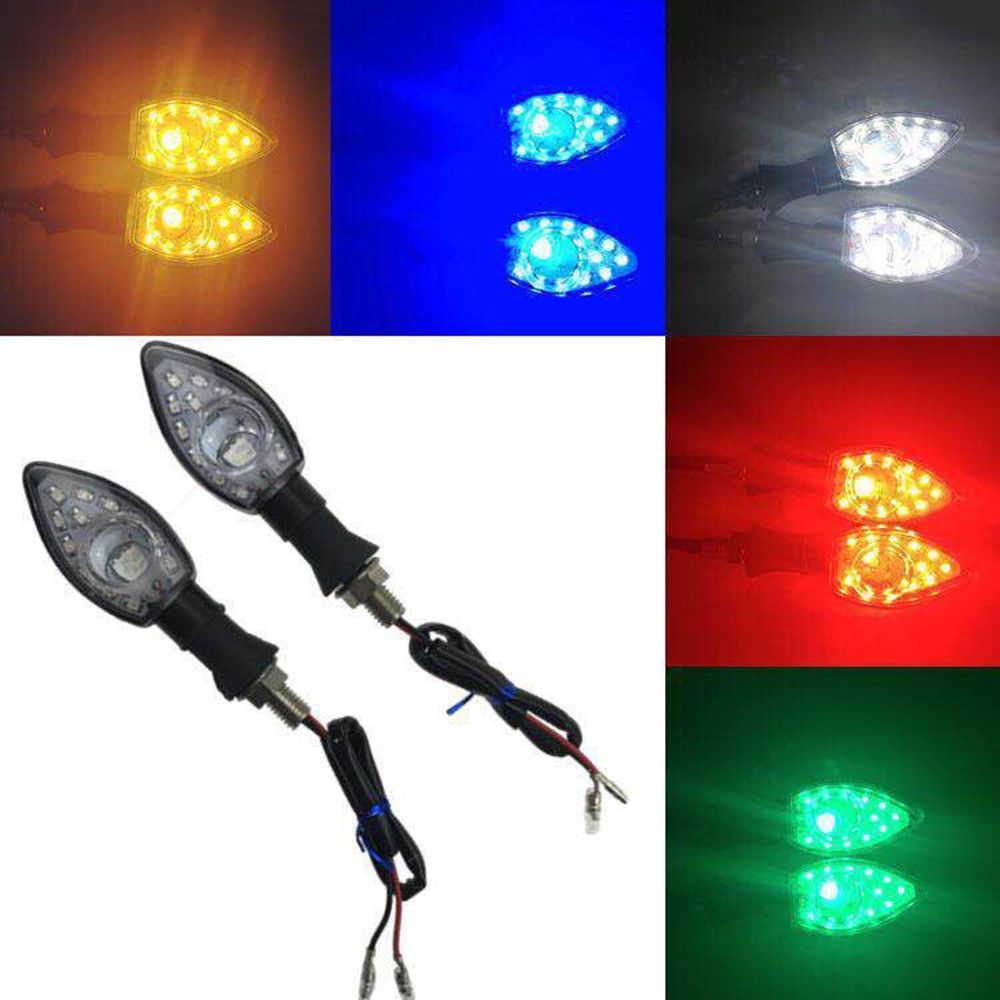 Motorcycle turn signal lights, running horse indicator lights, motorcycle LED lights, signal light modification, running car light modification accessories