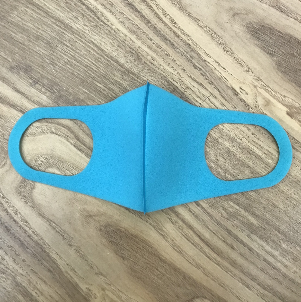 Adult-style solid-color sponge mask, fashionable, sun-proof, dust-proof, washable blue. [Exclusive for foreign trade] Civilian, civilian, civilian