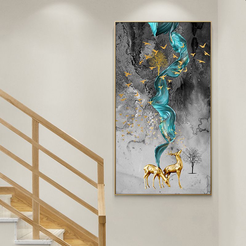 Modern and simple porch decoration painting crystal porcelain painting thumbnail