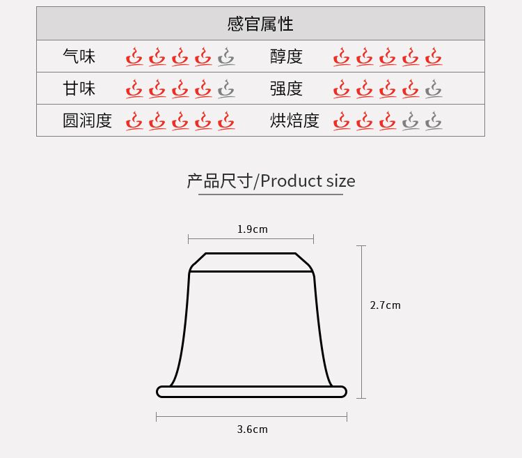 意大利进口意式浓缩咖啡 珂威姆特浓胶囊咖啡详情图4