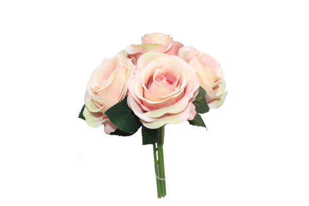 Manufacturers direct European and American 7 - head round rose hand flower bridal hand flower Application Scenario