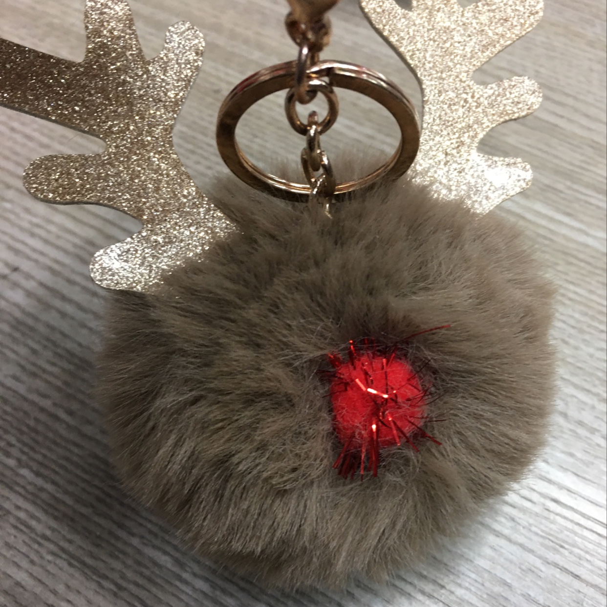 Christmas Moose Hairball Pendant Specification drawing