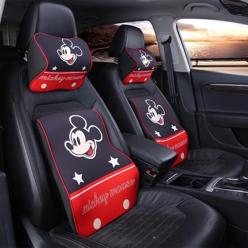 腰靠/记忆棉/汽车白底实物图