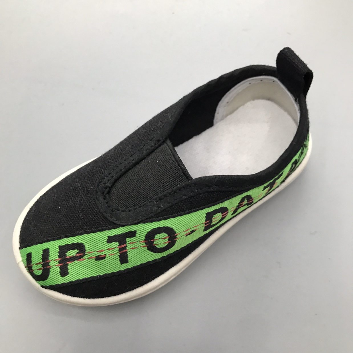 English webbed canvas shoes