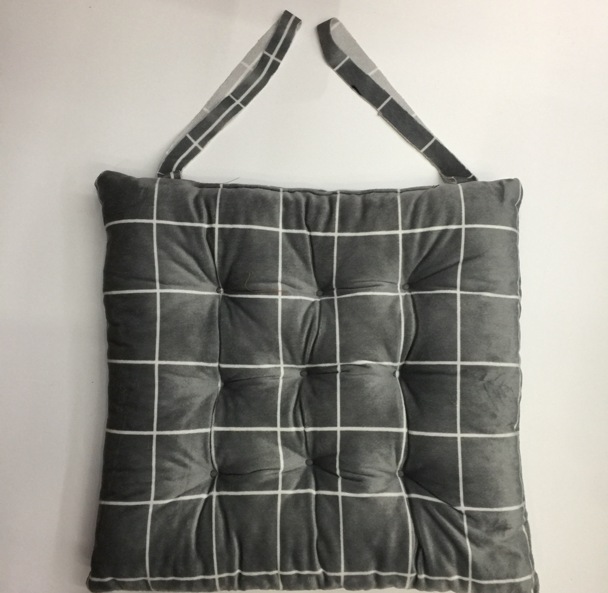 New Explosive Manufacturers Direct Sales Of Crystal Velvet White Check 9 Pincushion Ultra Soft Chair Cushion Cushion Item Picture