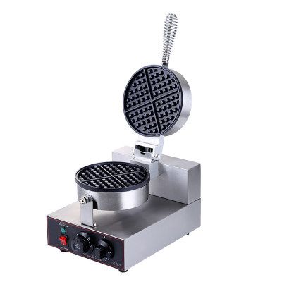 Double side heating non-stick waffle maker with waffle oven grid