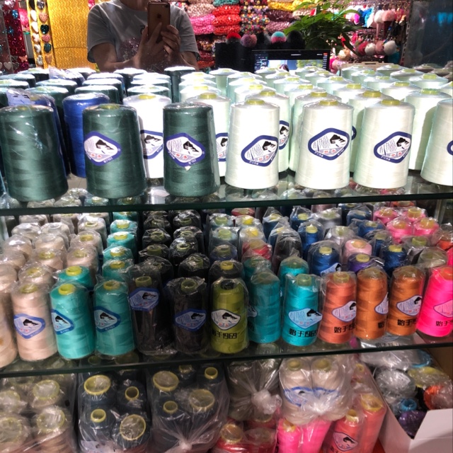 Liuqing Brand Sewing Thread Accessories Line Spot Wholesale Sewing Machine Embroidery Line Clothing Accessories Manufacturers Direct Sales