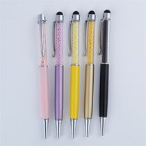 New pearl pen metal ballpoint pen rotary ink pen hotel advertising gift pens