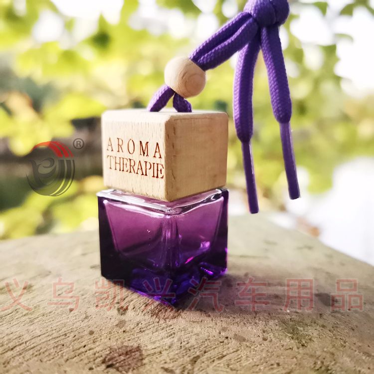 8ml榉木盖 彩色四方玻璃瓶香水瓶挂瓶 空瓶厂家量大价优 可定logo详情图4