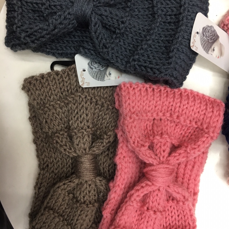Hand-Knitted Wide-Brimmed Headband Hat Warm Headband Flower Headband Hair Accessories Protective Headband Accessories For Women Specification drawing