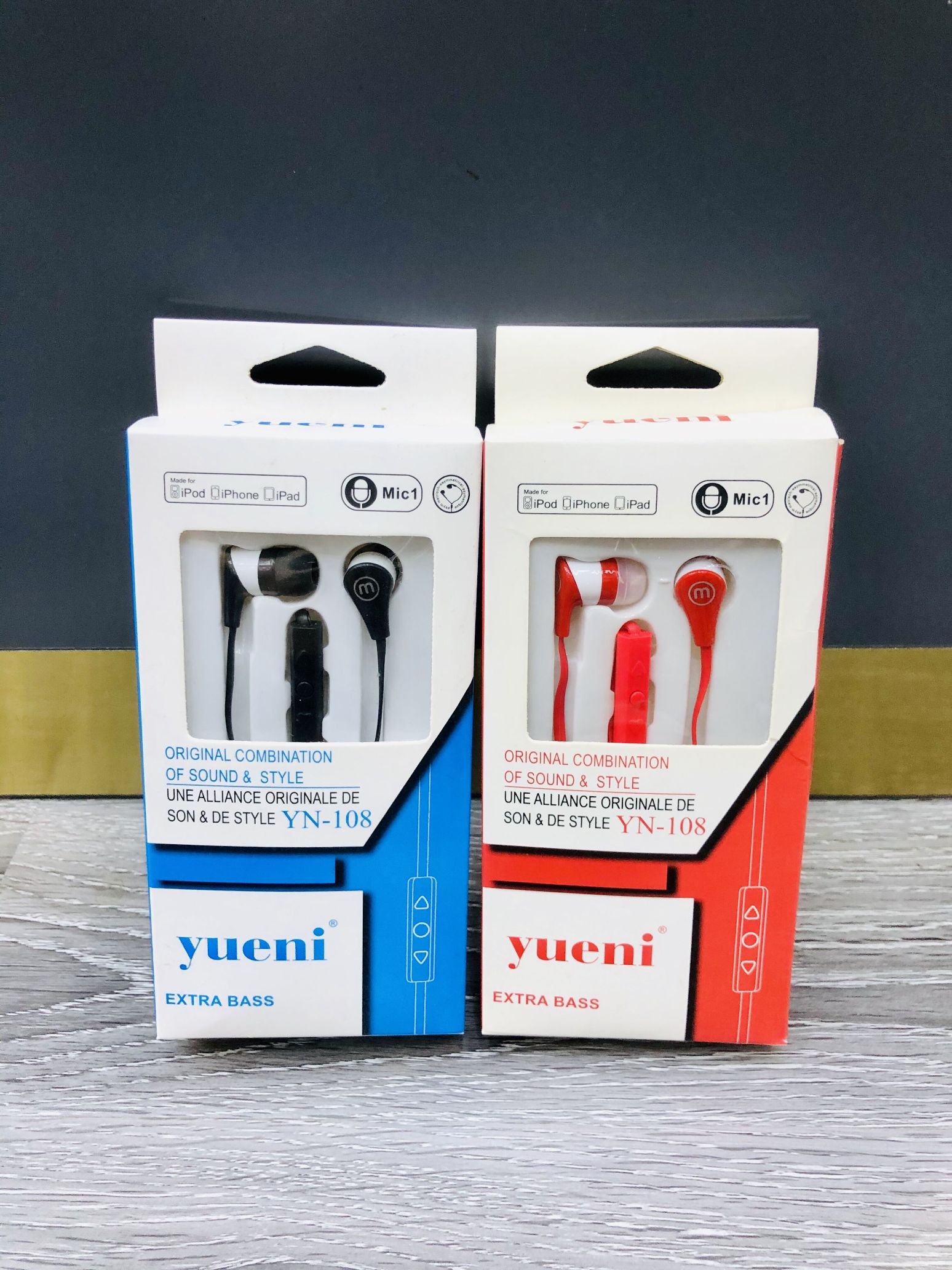 Yn-108 small headphones for Universal Android apple with MAC thumbnail