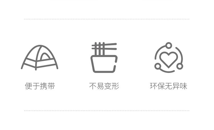 旅行便携餐具三件套户外成人学生宿舍筷子勺子套装带收纳盒详情图2