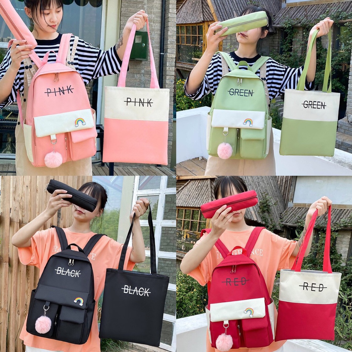 The new Korean version of ins student backpack