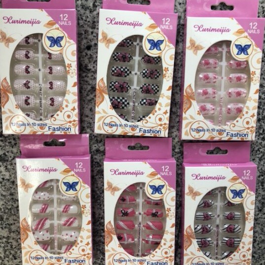 Nail patches, false nail patches, nail plates