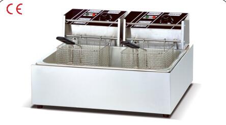 DF68075 desktop single cylinder double screen electric fryer Electric oil fryer Commercial fryer fryer fryer Single cylinder double cylinder DF TRADING HOUSE