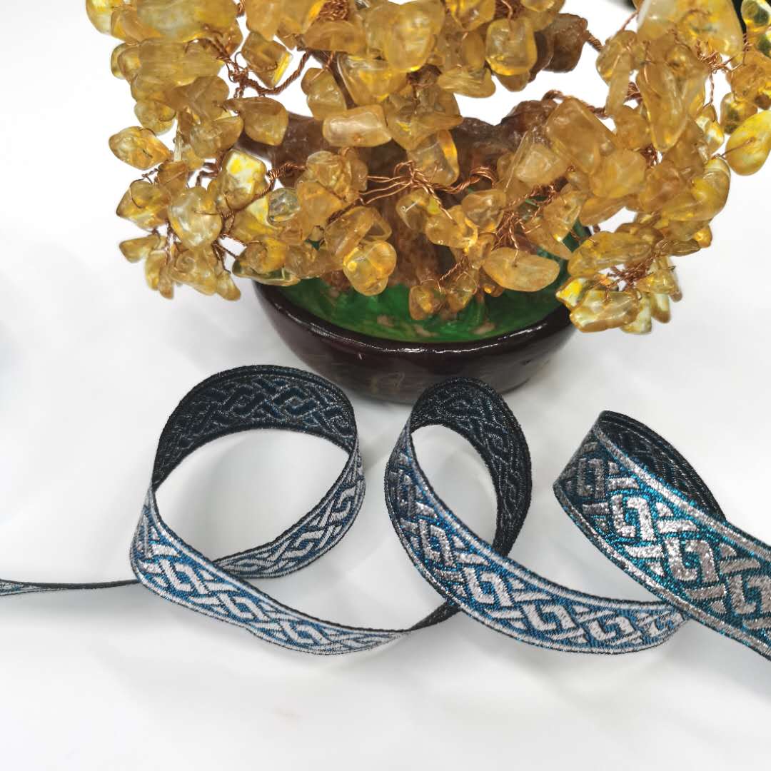1.9Cm Wide Polyester Strip, Trademark Jacquard, All Kinds Of Flower Shape Custom Factory Direct Sales Item Picture