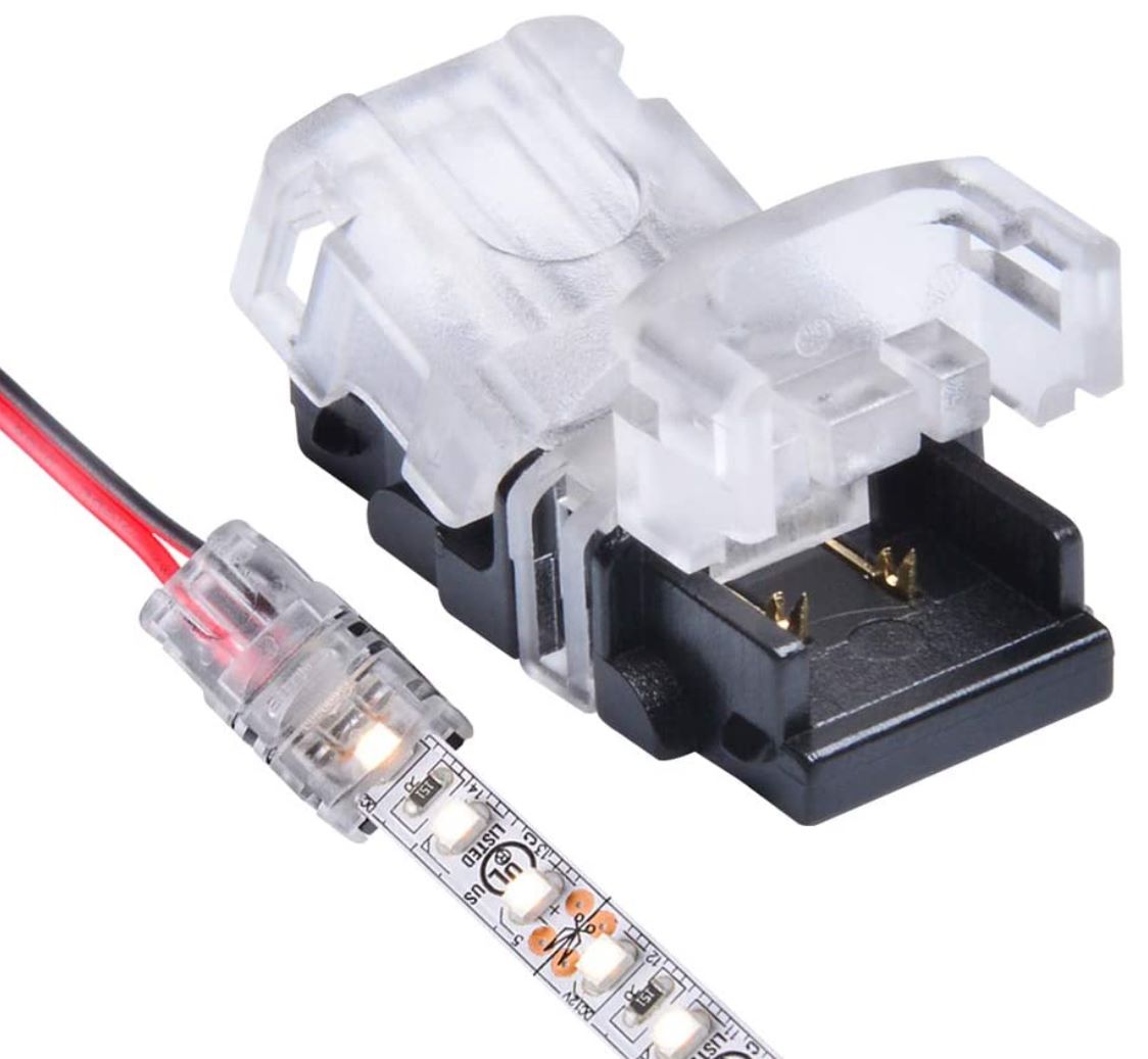 8mm 2 Pin one side connect pcb,the other side connect wire