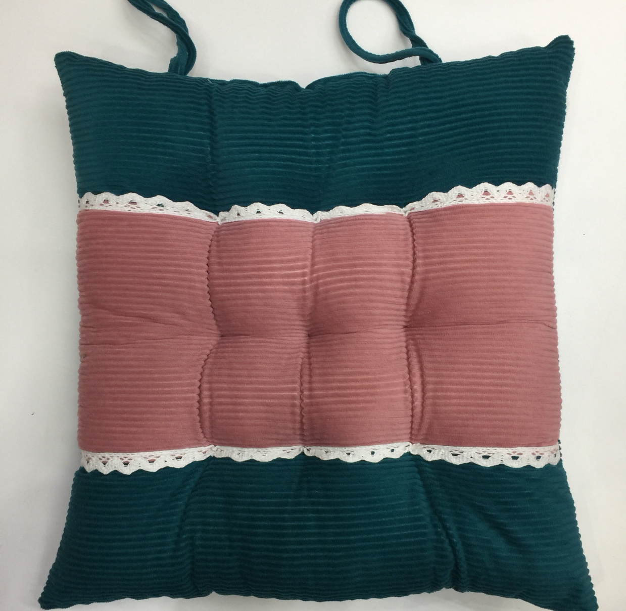 New Burst Factory Direct Sales 40*40Cm Color Matching Corduroy Nine-Hole Cushion Home Sofa Tatami Dining Table Chair Cushion Office Students Warm Soft Cushion Application Scenario