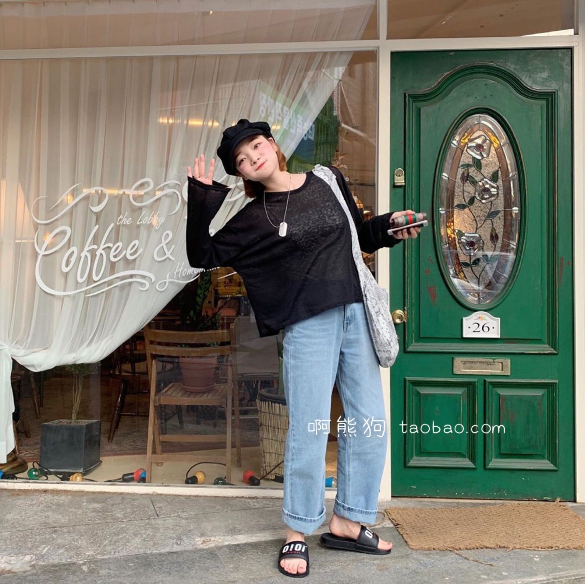 秋冬洋气帽子女日系贝雷帽英伦复古皮边画家帽格子蓓蕾帽50