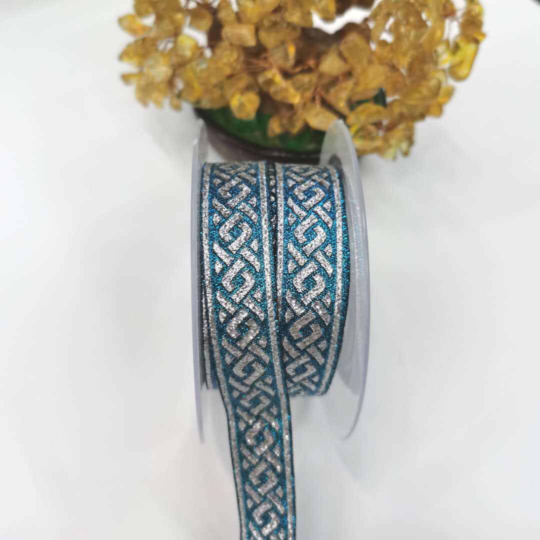 1.9Cm Wide Polyester Strip, Trademark Jacquard, All Kinds Of Flower Shape Custom Factory Direct Sales