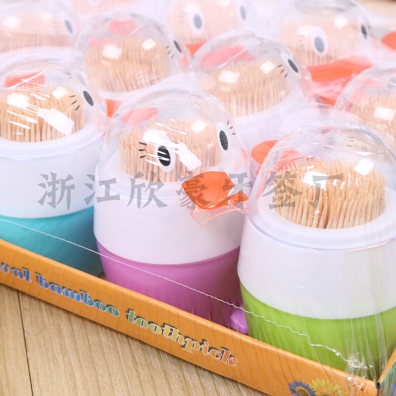 Duck Head Toothpick Disposable Toothpick Manufacturers Direct Toothpick Explosive Toothpick New Toothpick Specification drawing