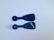 Flower rope two-color luggage garment injection molding translucent pull piece zip tail head 12