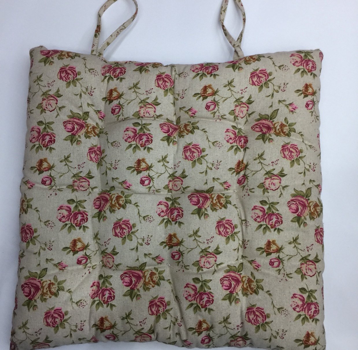 New Explosion-Style Factory Direct Sales European Printed Cloth Art Nine-Hole Seat Cushion Bay Window Tatami Cushioned Dining Table And Chair Cushion