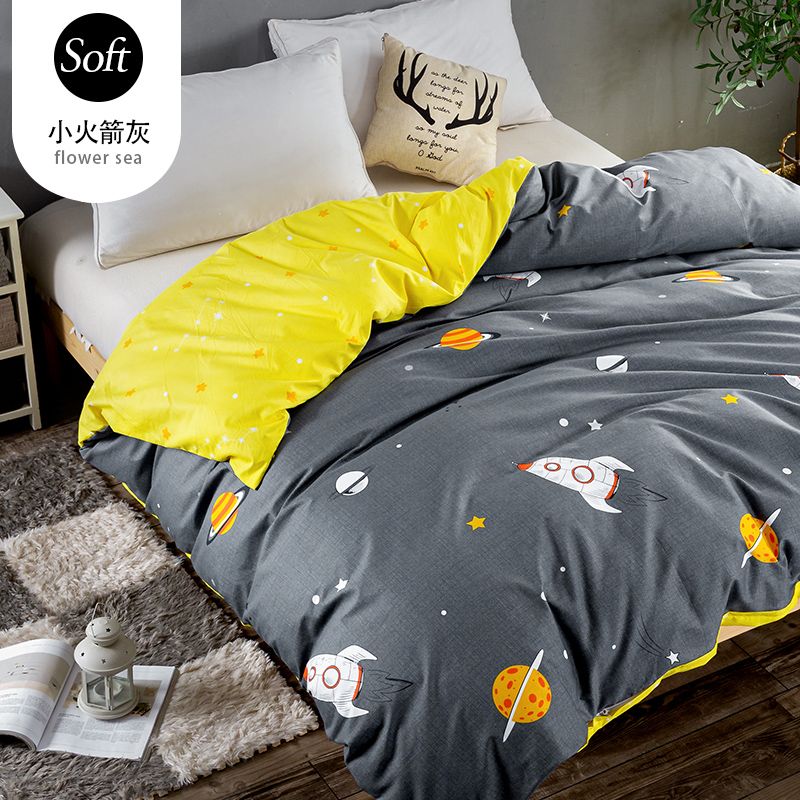 Cotton Cotton Children's Cartoon Pattern Single Bed Cover Bed Cover Single Student Bed Cover 8