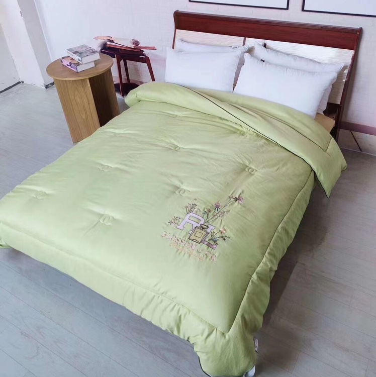 Herringbone diagonal fabric feathered silk winter quilt bedding home textile quilt cover