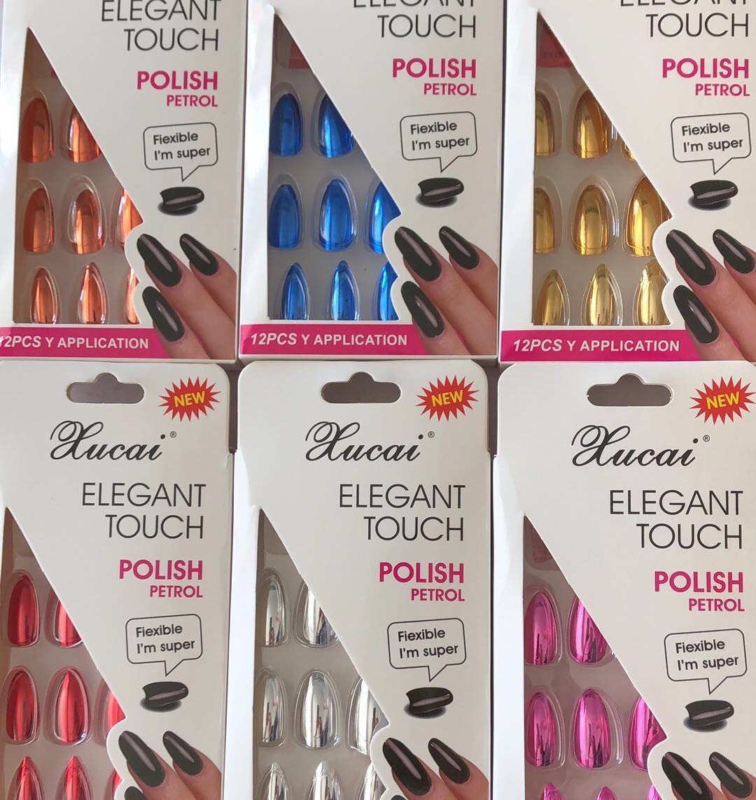 Manicure electroplated false nails Specification image