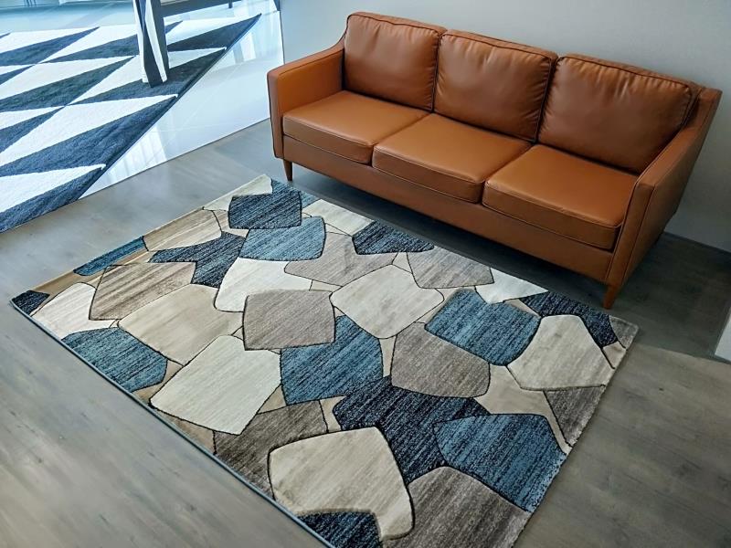 Tiger Fish modern style light luxury tufted carpet, anti-slip MATS for living room, study, bedside, coffee table and sofa cushions Specification image