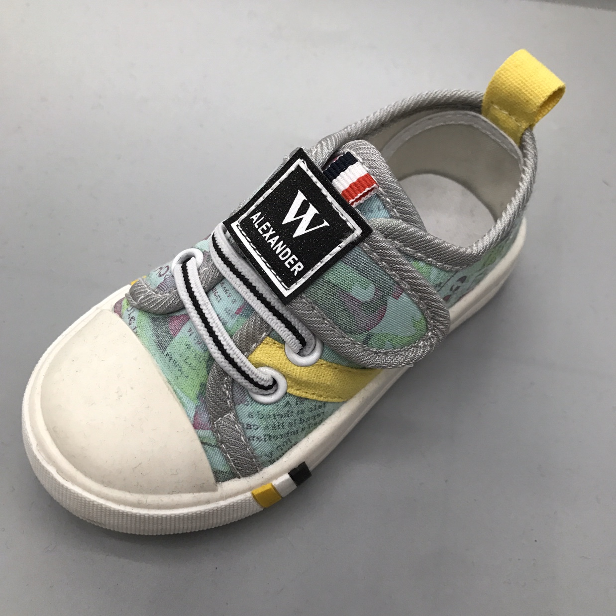 Fashionable printed canvas shoes