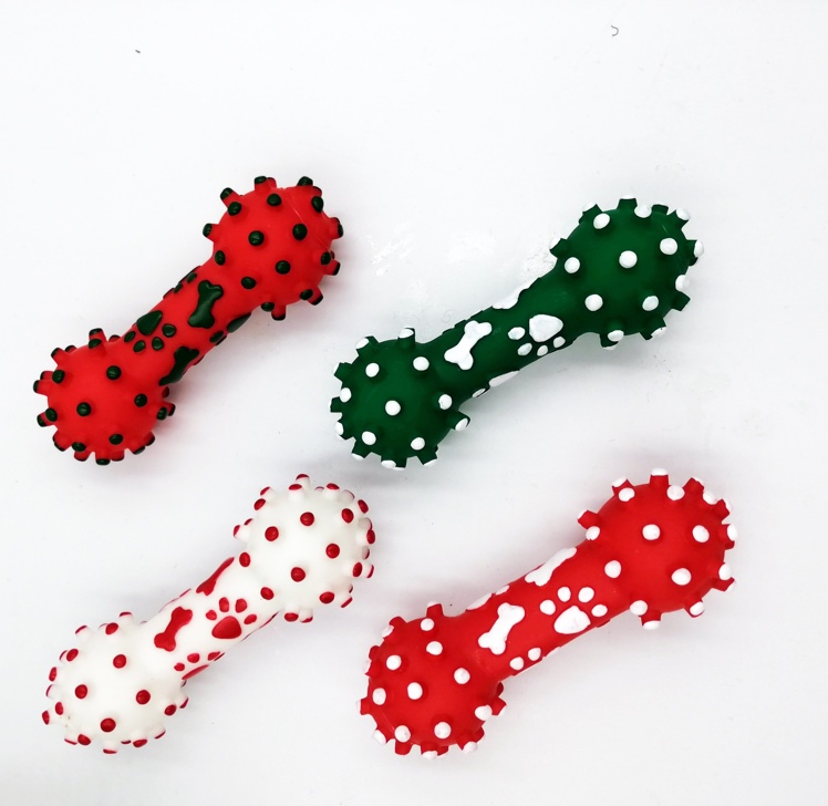 Juguetes para mascotas wave point dumbbell haucheng pet