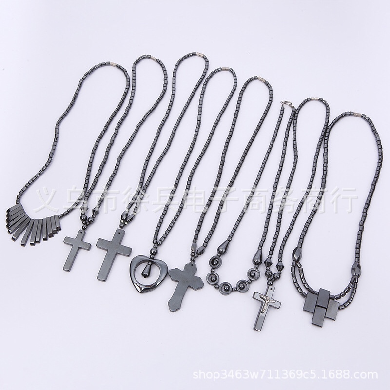 无磁4厘古珠异形项链网络爆款抖音跨境电商