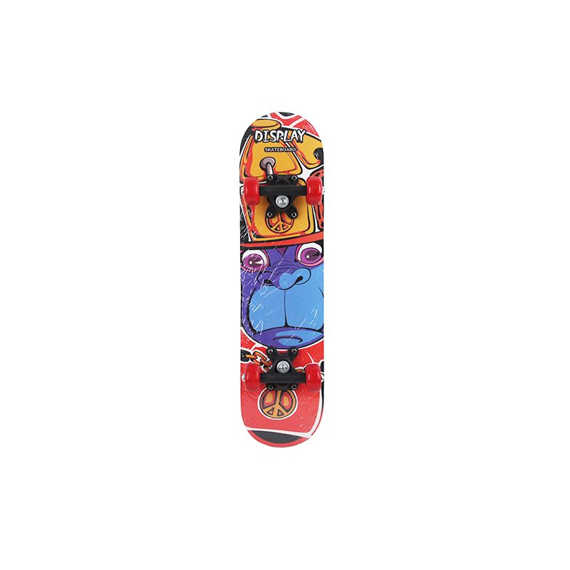 High-quality children's four-wheel skateboards, double-lift boards, primary school beginners, and 4-wheel skateboards details Picture