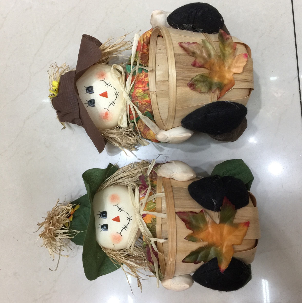 大稻草人篮