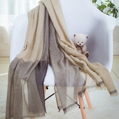 Autumn And Winter New Warm Scarf, Comfortable Patchwork Color Gauze Scarf Item Picture