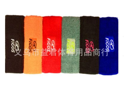 Custom-made towel headband, hair band, all-cotton sweat-absorbing headband, logo, size and color detail image 1