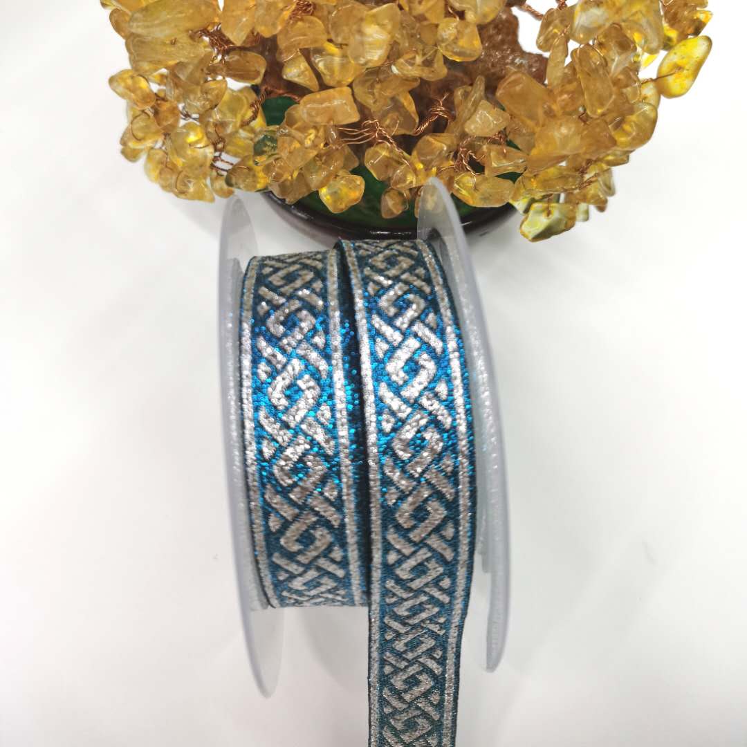 1.9Cm Wide Polyester Strip, Trademark Jacquard, All Kinds Of Flower Shape Custom Factory Direct Sales details Picture