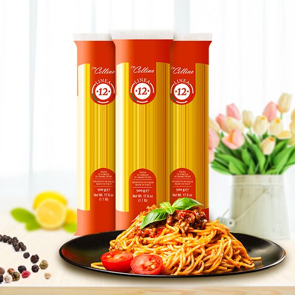spaghetti原装进口直形意大利面条Q弹劲道家用套装组合500克x3袋