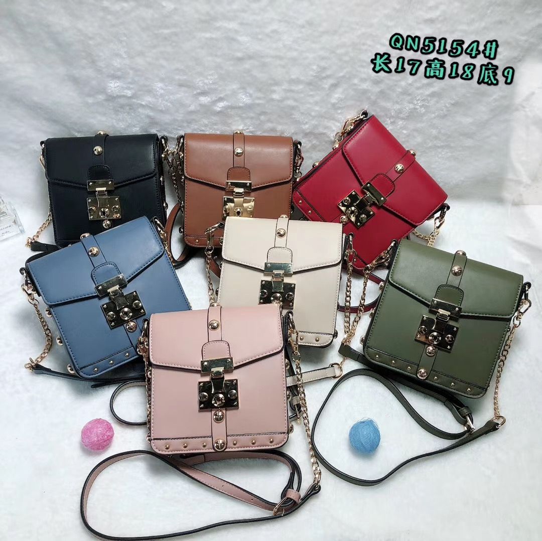 American-style casual rivet women's mobile phone bag and small shoulder bag