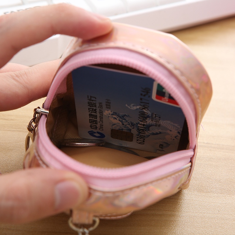 厂家新款女士pvc迷你零钱包 创意背包卡包硬币包 钱包定制批发白底实物图